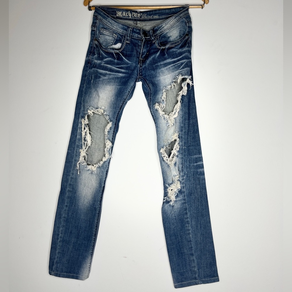 Ripped Machine Jeans Inc size 26 Low-Rise